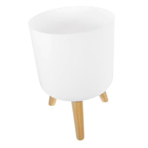BESPORTBLE Moderno Apoyo casa hogar Invernadero maceteros XXL jardineras XXL floreiras Exterior Plant Pot Jardinera Exterior Maceta de Piso Maceta de plastico macetas de jardín Madera