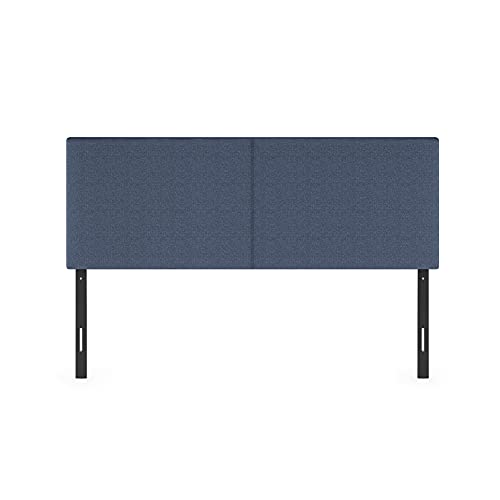 Image of Furinno Roanne Upholstered Headboard, Denim, Queen