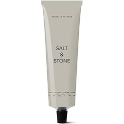 Salt & Stone Body Lotion for Women & Men | Santal & Vetiver | Hydrates, Nourishes & Softens Skin | Restores Dry Skin | Fast-Absorbing | Cruelty-Free & Vegan | 3.4 fl oz