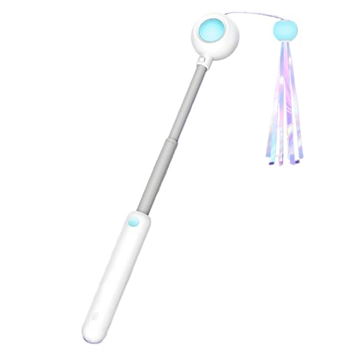 Jouets pour chat avec canne télescopique interactive pour appartement