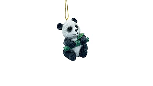 Panda Bear Holding Bamboo Christmas Tree Hanging Ornament #TOP2