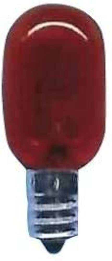 Amazon | 旭光 ナツメ球 T20カラー 110V10W 口金:E12 透明レッド