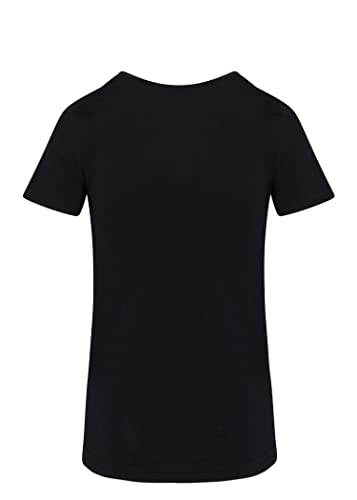 Natural Uniforms Women's Short Sleeve Round-Neck T-Shirt Under Scrub (Black, Small) #TOP5