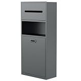 Stylowa wnęka prysznicowa ze szczotkowanej stali nierdzewnej – kwadratowa półka łazienkowa na szampon i organizer na kosmetyki, 25,5" x 11,8" x 5", nowocze,