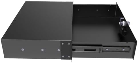 2U Server Rack Drawer Lockable with Key 10.8 inch Deep — 사진 7