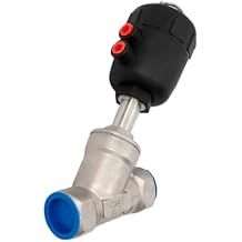 Pneumatic Actuator Angle Seat Valves Stainless Steel Pneumatic DN15 DN25 DN32 Angle Seat Valve PN25 1 Air Actuated N/CDN32