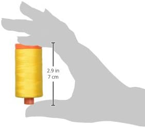 Aurifil A1050-2135 Solid 50wt 1422yds Yellow Mako Cotton Thread