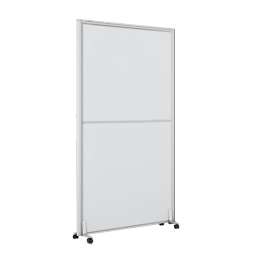 Panel de privacidad plegable, divisor de pantalla portátil para oficina, separador de dormitorio interior independiente con ruedas bloqueables