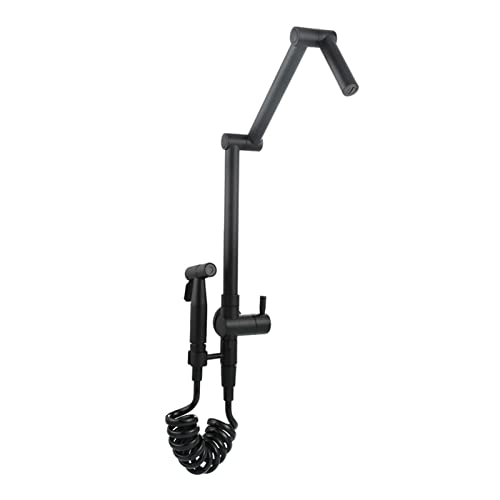 Torneira de enchimento de panela na parede única torneira dobrável fria conjunto de pistola de lavag