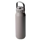 シービージャパン 水筒 ワンタッチ オープン 1L グレー 直飲み 真空断熱2層構造 ステンレスボトル ワンタッチアクティブボトル1000 holms