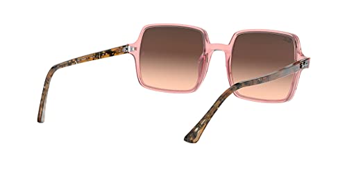 Ray-Ban Women's RB1973 Square II Sunglasses, Transparent Pink/Pink Gradient Brown, 53 mm by Ray-Ban - Image 7