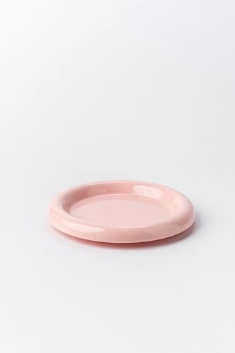 Chubby Ceramic Minimalist Aesthetic Tableware Kitchenware Plates in pink