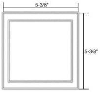 C.R. LAURENCE APG2 CRL Double Acrylic Plate Perimeter Gasket by C.R. Laurence
