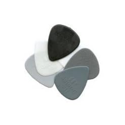 6 médiators Dunlop en nylon et 6 médiators Tortex Dunlop. - Les Beatles, Paul McCartney, John Lennon, RIngo Starr, George Harrison
