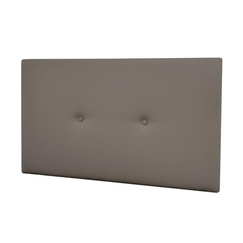 amuéblate Online - Cabecero Polipiel Premium Acolchado Trento Medidas 105 x 60 cm (Cama de 90 y 105) Gris