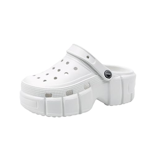 Genérico Sandalias Niño Playa Sandalias Deportivas Ligeras y Transpirables para Niños con Diseño Informal para Uso Exterior Diario (White, 14 Big Kids)