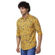 Image of Spykar Men's Regular Fit N /A Full Sleeve Printed Casual Shirts