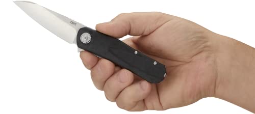 Crkt Mah-Hawk Edc Folding Pocket Knife: Assisted Opening Everyday Carry, Liner Lock, Glass Reinforced Nylon Handle With Reversible Pocket Clip 6535,Black #TOP7