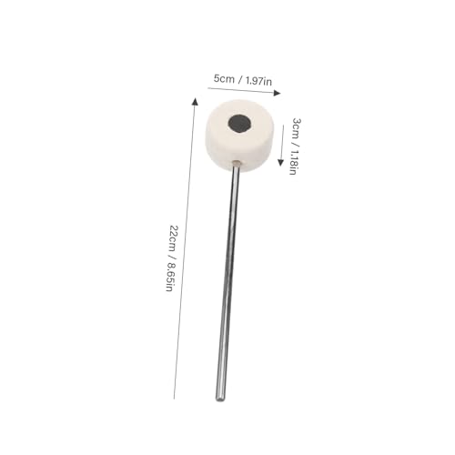 ibasenice accesorio para pedal de bombo con almohadilla de fieltro miniatura 3