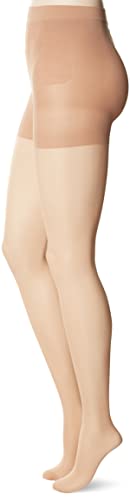 Berkshire Women's Flat Tummy Silky Sheer Shaping Pantyhose, Natural Tan, 2021-03-04T00:00:00.000Z2