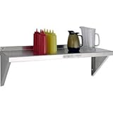 Aluminum Solid Wall Shelf, 12