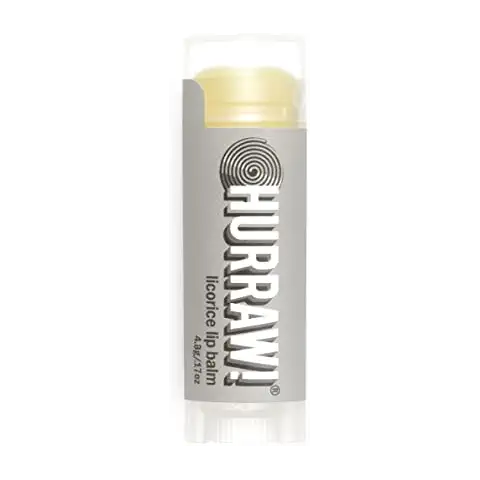 Hurraw! Licorice Lip Balm: Organic, Certified Vegan, Cruelty and Gluten Free. Non-GMO, 100% Natural Ingredients. Bee, Shea, Soy and Palm Free. Made in USA Cover