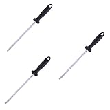 Garneck 3 Piezas Afilador de acero carbono afilador de profesional afilador profesional cuchilleros de cocina afiador facas afilado de acero herramienta de afilado