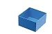 Produktbild hünersdorff Einsatzbox aus hochschlagfestem Polystyrol (PS), Maße: 108 x 108 x 63 mm, Farbe: blau