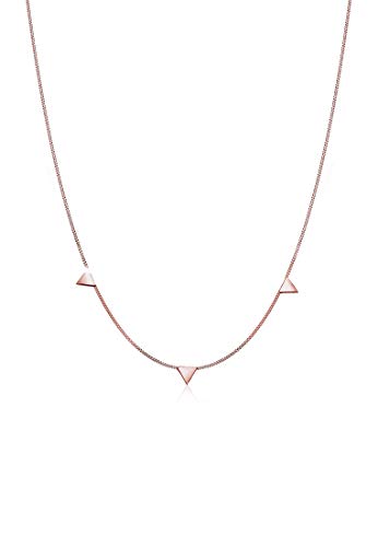 Preisvergleich Produktbild Elli Halskette Damen Dreieck Geo Trend Minimal in 925 Sterling Silber