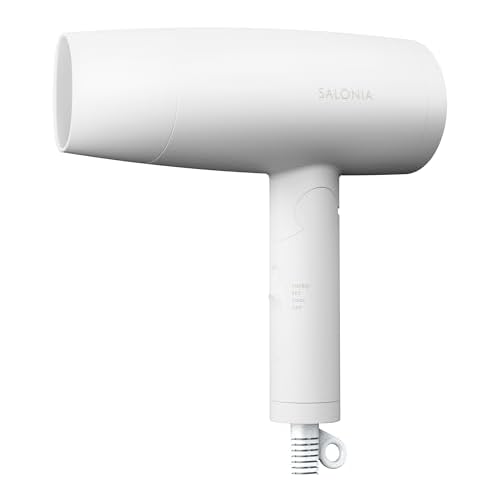 SALONIA サロニア スピーディーイオン ドライヤー 大風量 速乾 軽量 マイナスイオン ヘアドライヤー SL-013AW ホワイト【Amazon.co.jp限定】