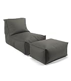 mokebo Sitzsack mit Hocker für Kinder & Erwachsene 'Der Sundowner', Bean Bag...