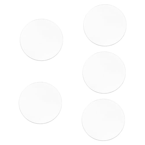 Lentille optique biconvexe loupes en verre objectif de projecteur petit verre 5pcs