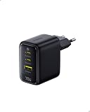 Baseus Enerfill 70W USB C Ladegerät, 3-Port GaN6 Schnellladegerät, kompaktes Netzteil für MacBook Air, iPhone 17/16/15 Pro Max, iPad Pro, Galaxy S25/S24, Pixel, Laptop und mehr