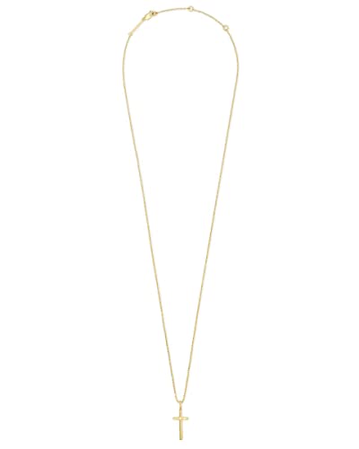 Kendra Scott Cross Charm Necklace In 18K Gold Vermeil, Fine Jewelry For Women #TOP1