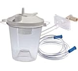 Canister 800CC Float lid with Bacterial Filter, Tubing, Connector Elbow
