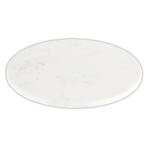 Santa Barbara Design Studio Table Sugar Marble Lazy Susan, 14-Inch Diameter, White by Santa Barbara Design Studio - Used condition - US$39.33