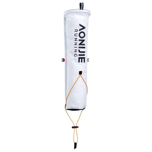 AONIJIE Bolsa de armazenamento impermeável para bastões de caminhada para mochilas e coletes de corrida, leve, 25 - branco, One Size, Bolsa