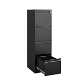 WYMCHMSX 4 Drawer ，File Cabinet ，Storage Cabinet ，Metal， Organizer，with Lock,Home， Office，