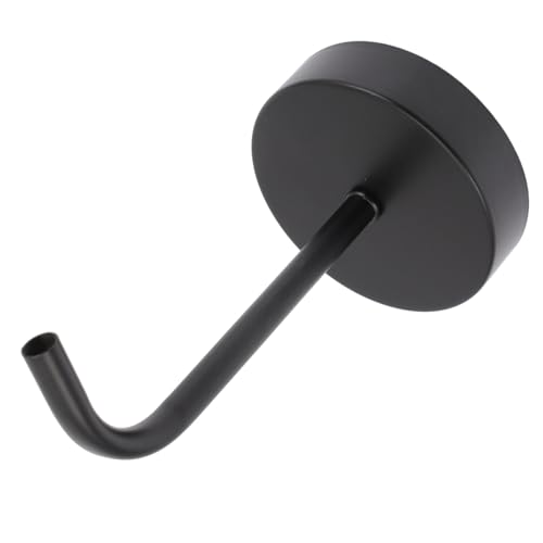 COLLBATH Supporto per Lampada da Parete in Ferro Battuto Nero Accessorio DIY per Lampade Muro Base Porta Lampada Resistente e Facile da Installare per Illuminazione Camera