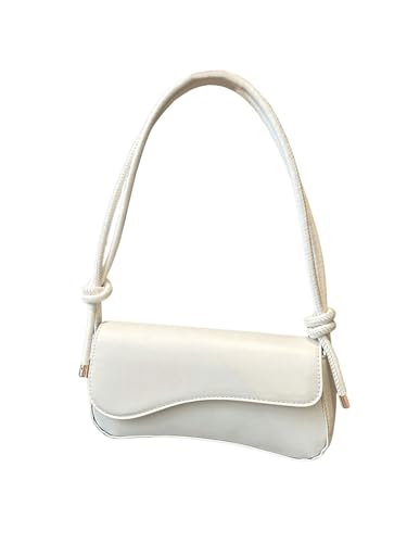 SweatyRocks Women's Asymmetrical Flap Shoulder Bag Adjustable Knot Strap Top Handle Purses