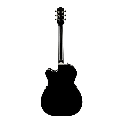Gretsch G5013CE Rancher Junior Cutaway 6-String Acoustic Electric Guitar with Laurel Fingerboard and Mahogany Neck (Right-Handed, Black)
