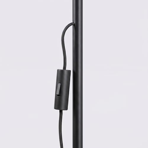 Lámpara de pie NOX negra SOLLUX lighting de diseño elegante 5