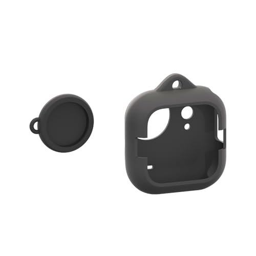 Funda protectora de silicona para Insta360 GO Ultra negra miniatura 4