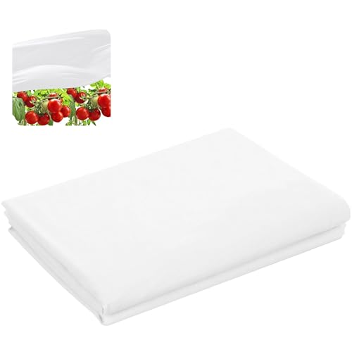 DECOHS 15 x 10 Ft Plant Sun Protection Cloth, Garden Plant Shade Cloth, Non-Woven White Light...