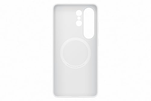 Image of Samsung Galaxy S26 Ultra Silicone Magnet Phone Case, Soft-Touch, Durable Grip, Great Feel, White