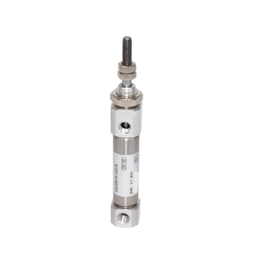 Cilindro neumático CDJ2B12 mini de doble efecto para automatización con carrera de 20mm 6