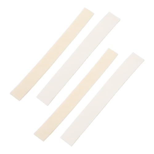 NOLITOY 4個 クラリネット用セルフ粘着フェルトストリップ 管楽器キー保護 音量軽減 摩擦防止 トロンボーン フルート対応 練習用消音パッド