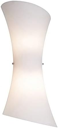 Frost White Two Light Up/Down Lighting Wall Sconce from The Conico Collection