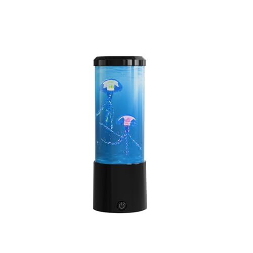 Lámpara Medusa LED con 6 Colores y de Luz,Efecto Acuario Realista con Temporizador,Decoración para Hogar Oficina Regalo Original