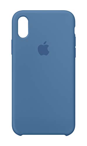 Apple Silicone Case (for iPhone X) - Denim Blue